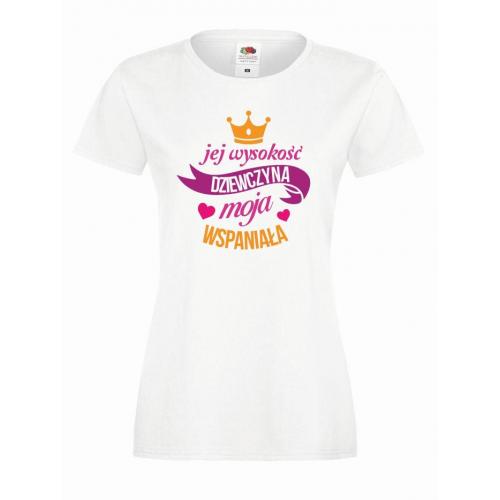 T-shirt lady DTG JEJ WYSOKOŚĆ DZIEWCZYNA