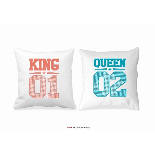 Poduszki King 01 & Queen 01  2 szt