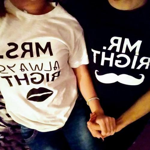 T-shirt DLA PAR 2 SZT MRS & MR