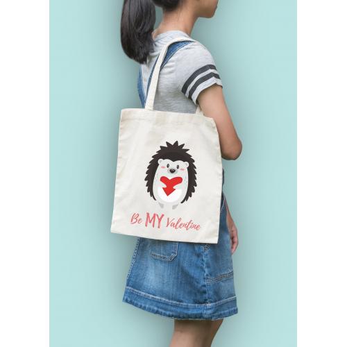 Torba bawełniana Be my VALENTINE