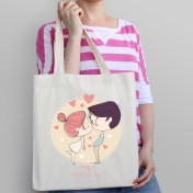 Torba bawełniana Happy VALENTINE'S DAY