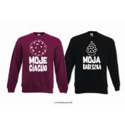 DLA PAR 2 SZT MOJA babeczka MOJA ciacho napis z przodu