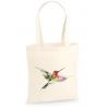Torba bawełniana ecri colorful humming-bird