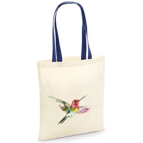 Torba bawełniana colorful humming-bird kolorowe