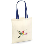 Torba bawełniana colorful humming-bird kolorowe