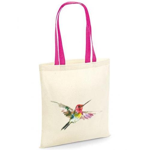 Torba bawełniana colorful humming-bird kolorowe