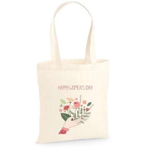 Torba bawełniana ecri colorful humming-bird