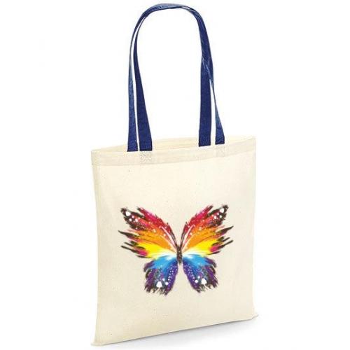 Torba bawełniana olorful butterfly kolorowe