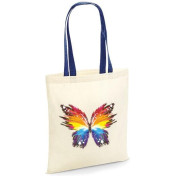 Torba bawełniana olorful butterfly kolorowe