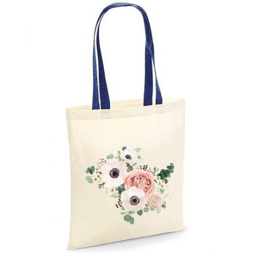 Torba bawełniana flowers kolorowe