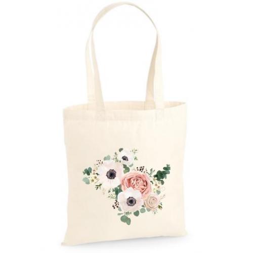 Torba bawełniana ecri flowers