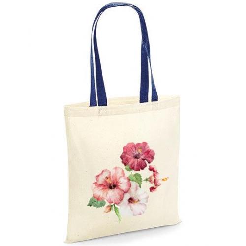 Torba bawełniana hibiscus kolorowe