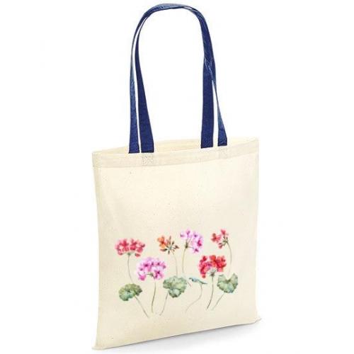 Torba bawełniana goździki kolorowe