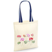 Torba bawełniana goździki kolorowe