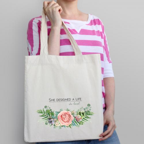 Torba bawełniana ecri she designed a life