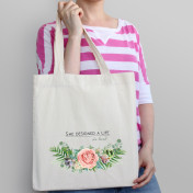 Torba bawełniana ecri she designed a life