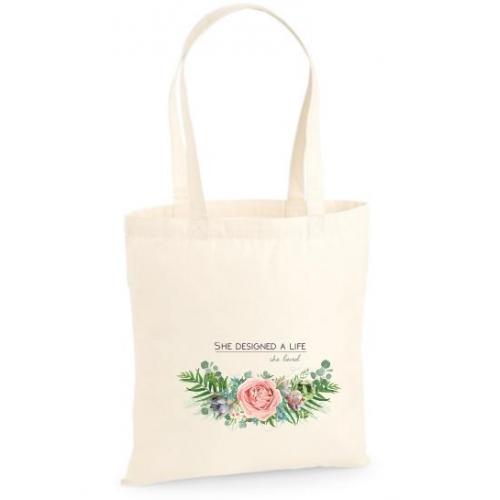 Torba bawełniana ecri she designed a life