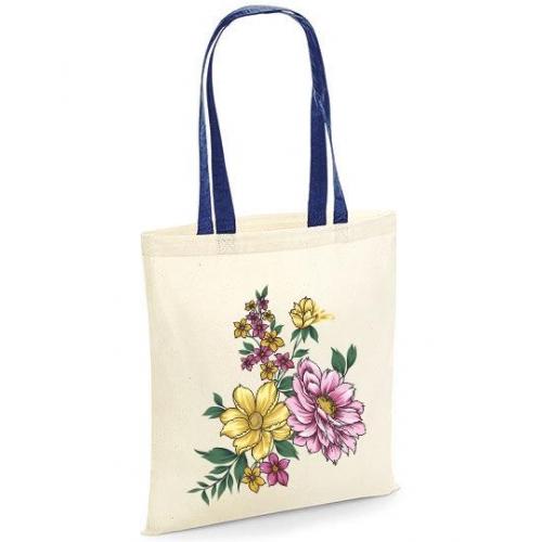 Torba bawełniana kolorowe gerbery