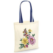 Torba bawełniana kolorowe gerbery