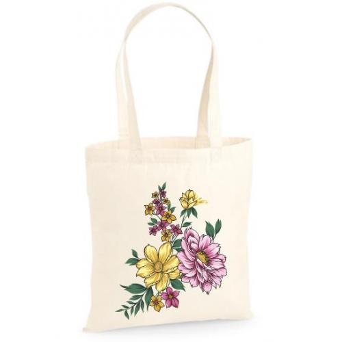 Torba bawełniana ecri motylki