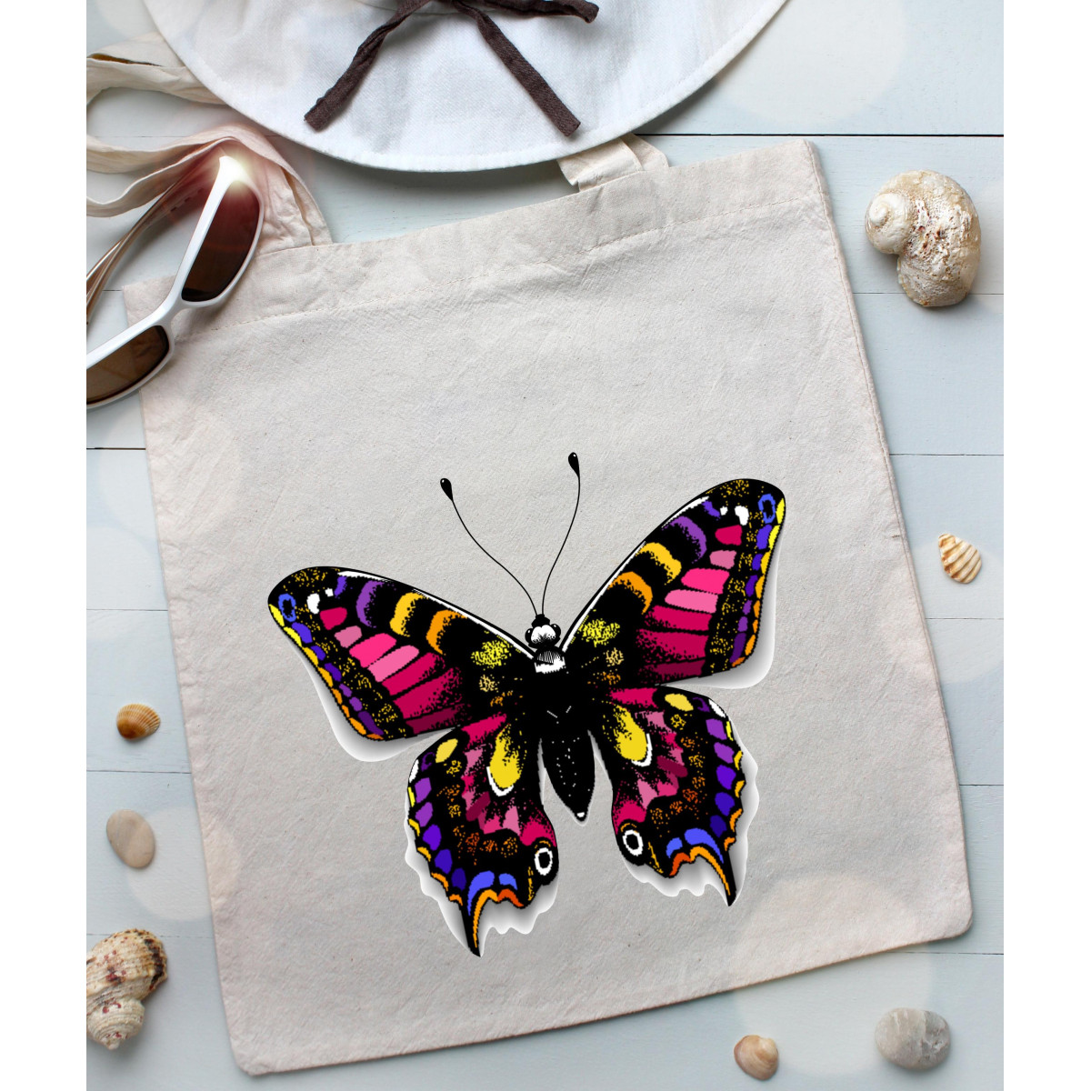 Torba bawełniana ecri mysterious butterfly