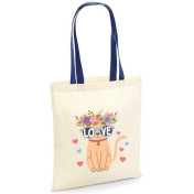 Torba bawełniana cat love kolor