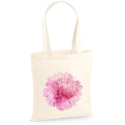 Torba bawełniana ecri piwonia