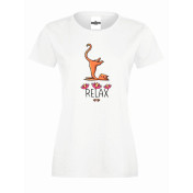 T-shirt lady slim DTG relax