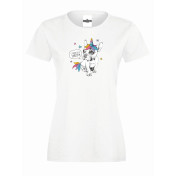 T-shirt lady slim DTG I think I'm a unicorn