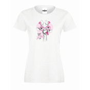 T-shirt lady slim DTG shut up & kiss me