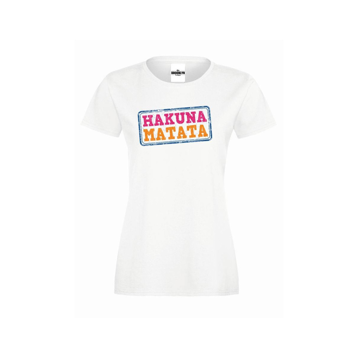 T-shirt lady slim DTG hakuna matata