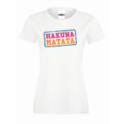 T-shirt lady slim DTG hakuna matata