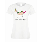 T-shirt lady slim DTG heart