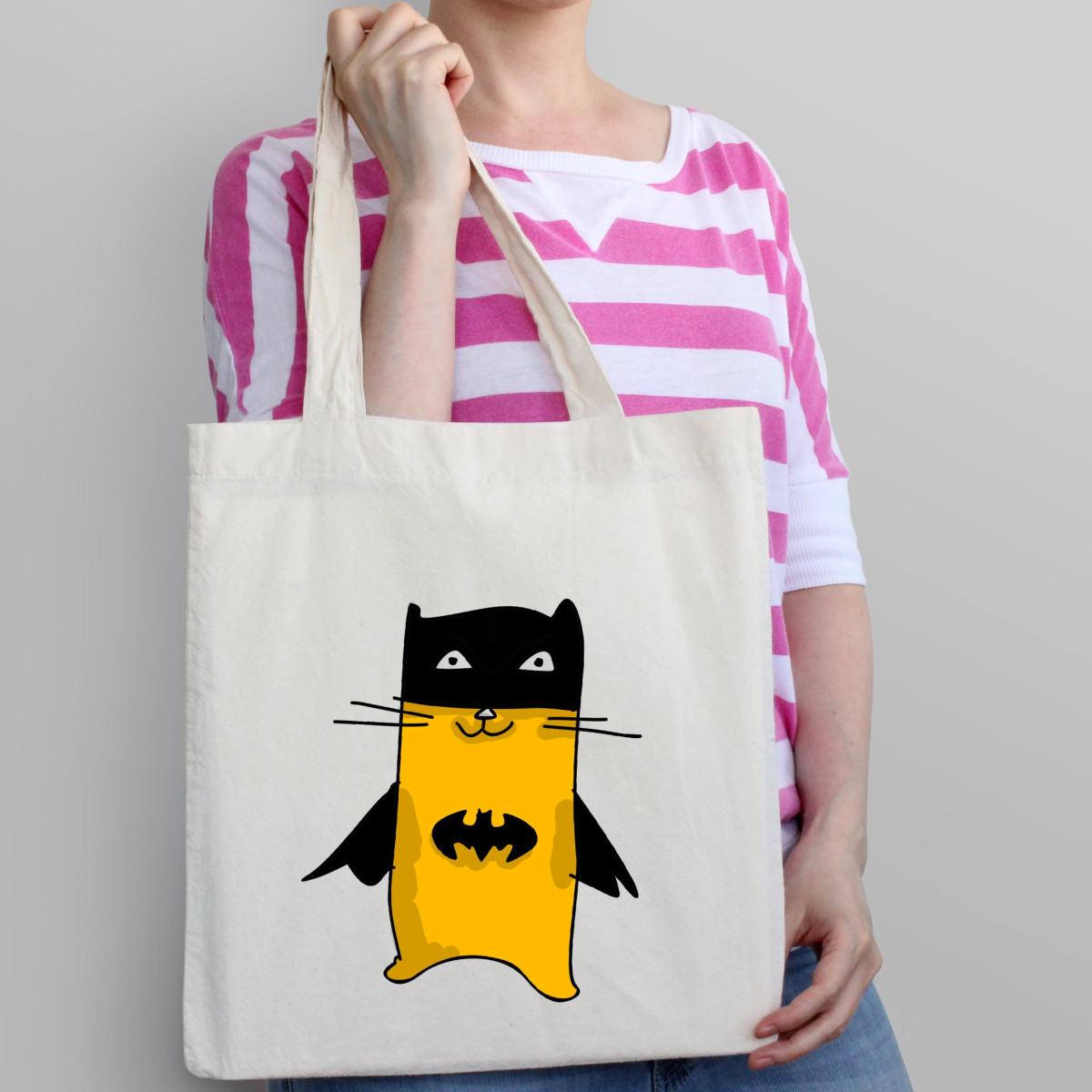 Torba bawełniana ecri batman