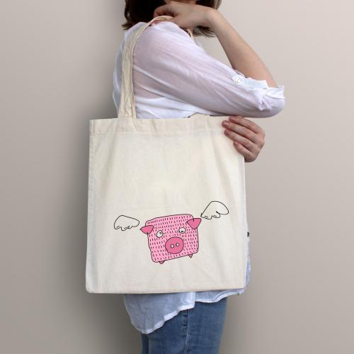 Torba bawełniana ecri kaktusy