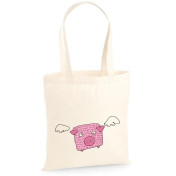 Torba bawełniana ecri kaktusy