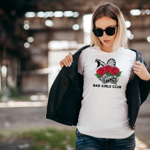 T-shirt lady slim DTG i love me hobby