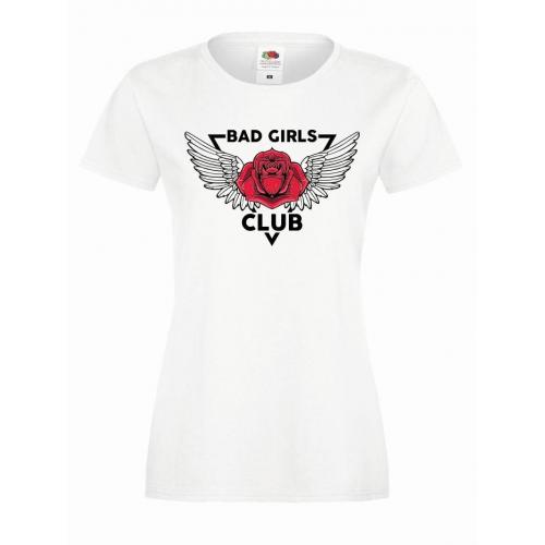T-shirt lady slim DTG bad girls club hands