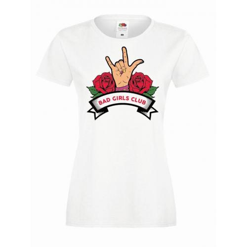 T-shirt lady slim DTG bad girls club