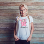 T-shirt lady slim DTG 2 kaktusy