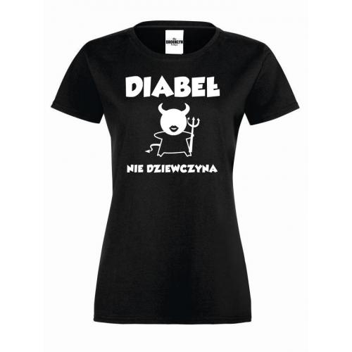 T-shirt lady DIABEŁ NIE DZIEWCZYNA
