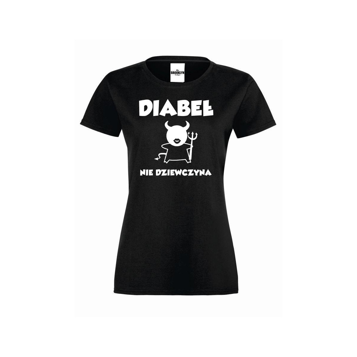 T-shirt lady DIABEŁ NIE DZIEWCZYNA