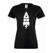 T-shirt lady DZIEWCZYNA RAKIETA