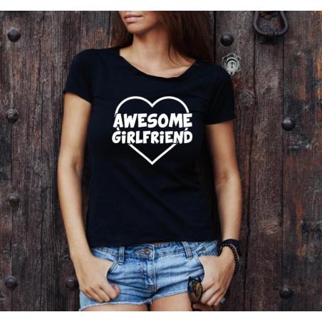 T-shirt lady AWESOME GIRLFRIEND