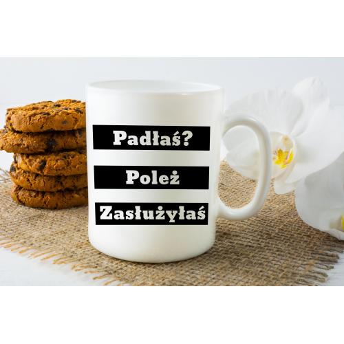 Kubek z nadrukiem najlepsza dziewczyna flowers