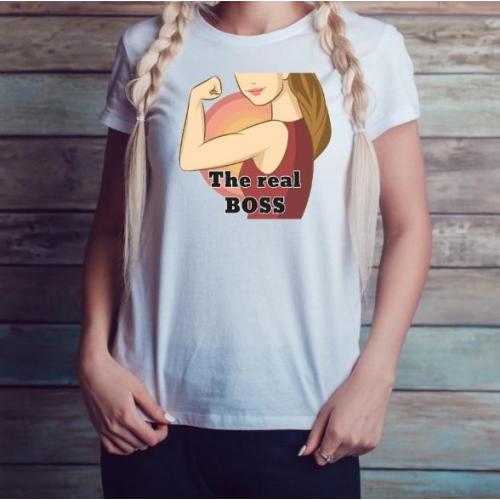 T-shirt lady slim DTG kocia mama