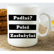 Kubek z nadrukiem najlepsza dziewczyna flowers