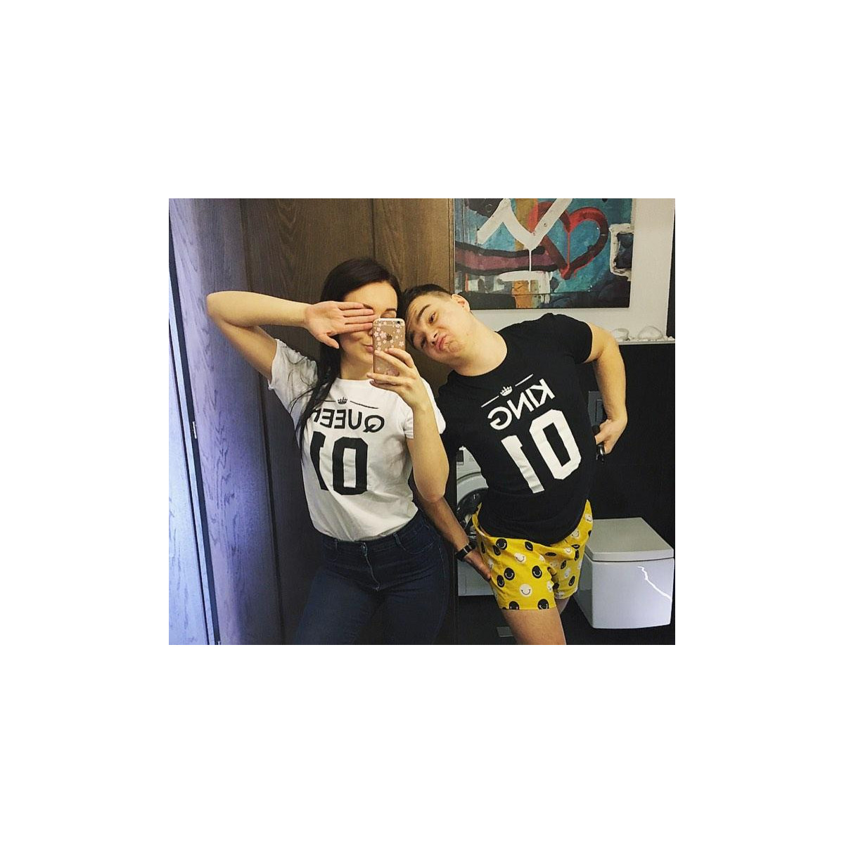 Koszulki dla par Queen & King