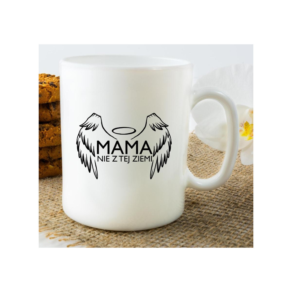 Kubek z nadrukiem WIDZĘ JAK ŚCIĄGACIE