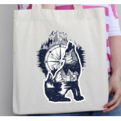 Torba bawełniana ecri CRAZY RATLEREK